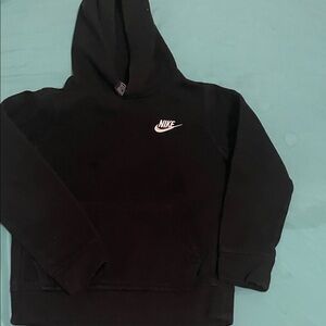Nike Black Hoodie with White Logo